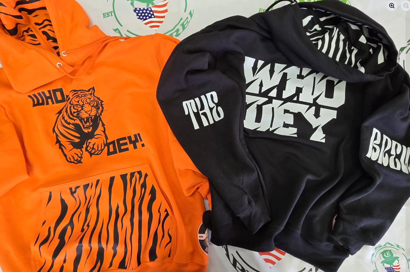 Who Dey custom hoodies